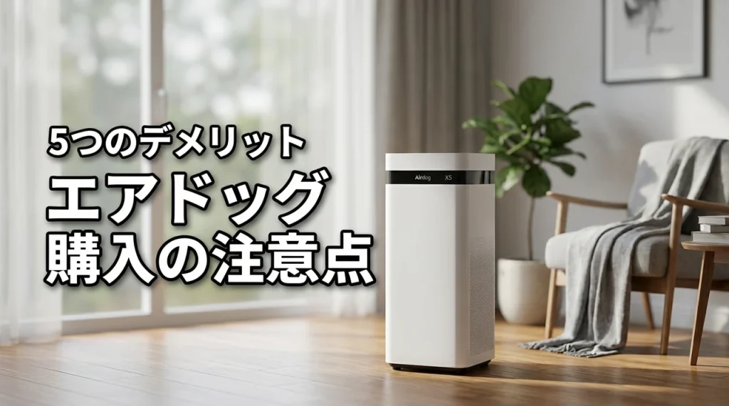 エアドッグの注意点は？購入前に知るべき5つのデメリット