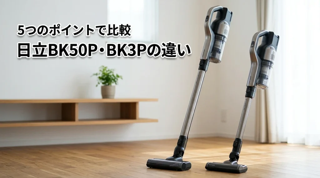 日立PKV-BK50PとPKV-BK3Pの違いを5つのポイントで比較