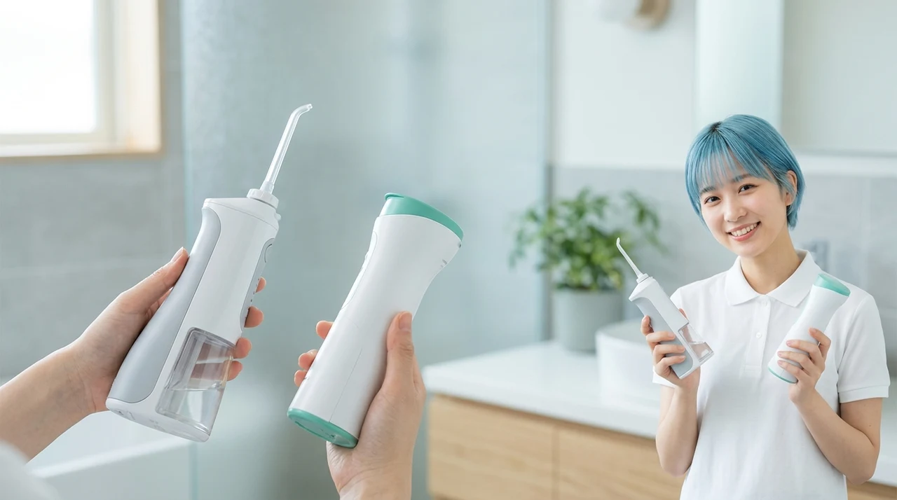 携帯ウォシュレットTOTO YEW350とパナソニックDL-P300の違いを比較