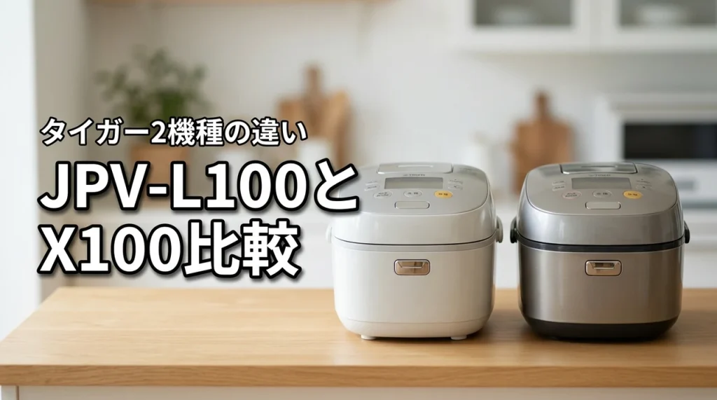 タイガーJPV-L100とJPV-X100の違いで迷ったら？選び方の決め手を解説