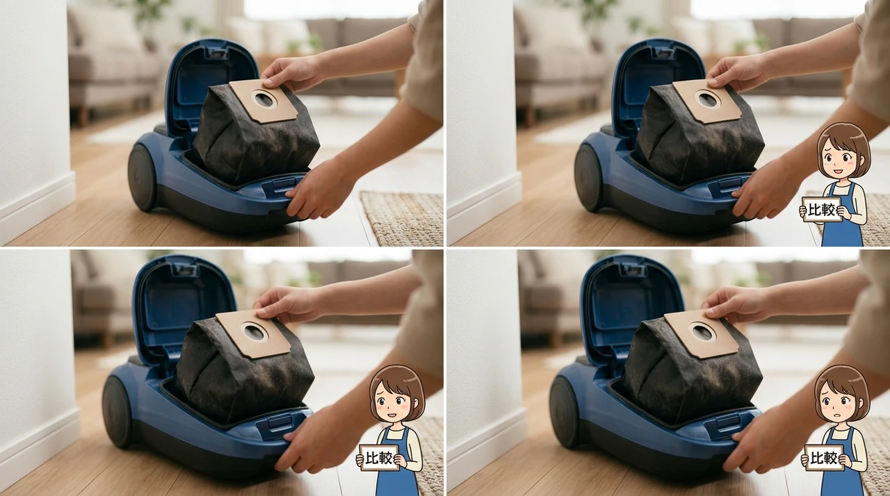 紙パック式掃除機の購入前に知るべきデメリット3選