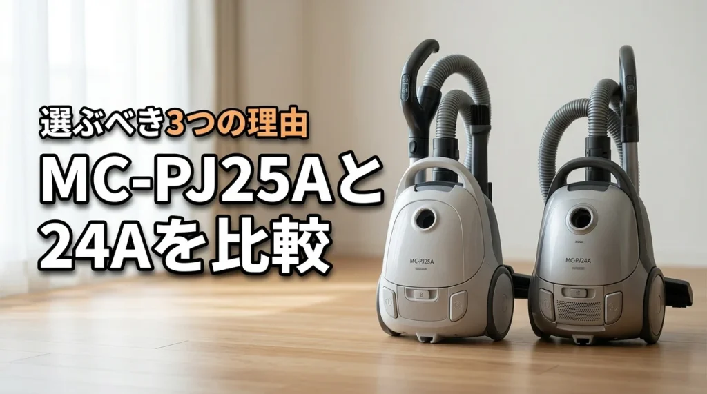 MC-PJ25AとMC-PJ24Aの違いを比較!どっちを選ぶべきか3つの理由